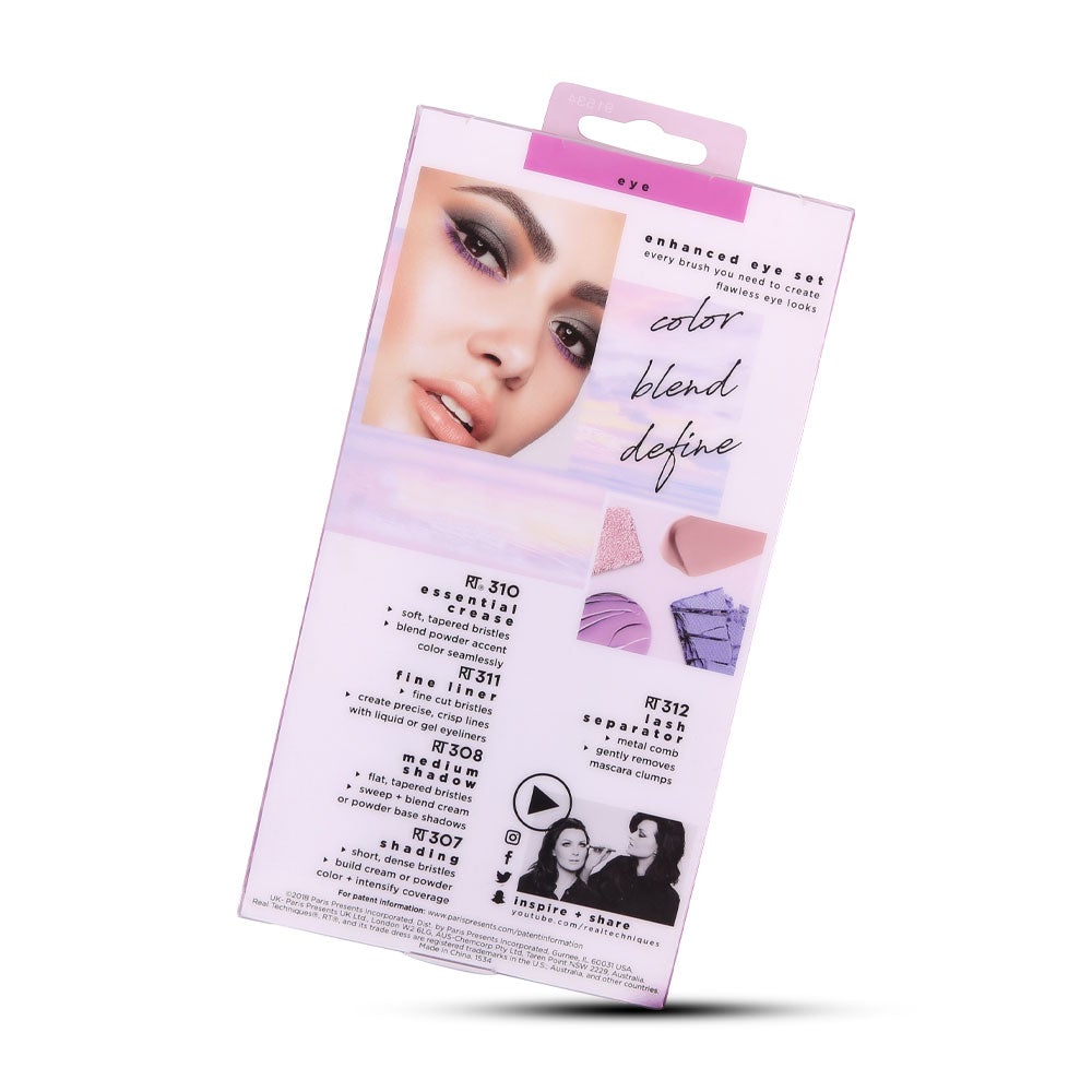 REAL TECHNIQUES ENHANCED EYE BRUSH SET