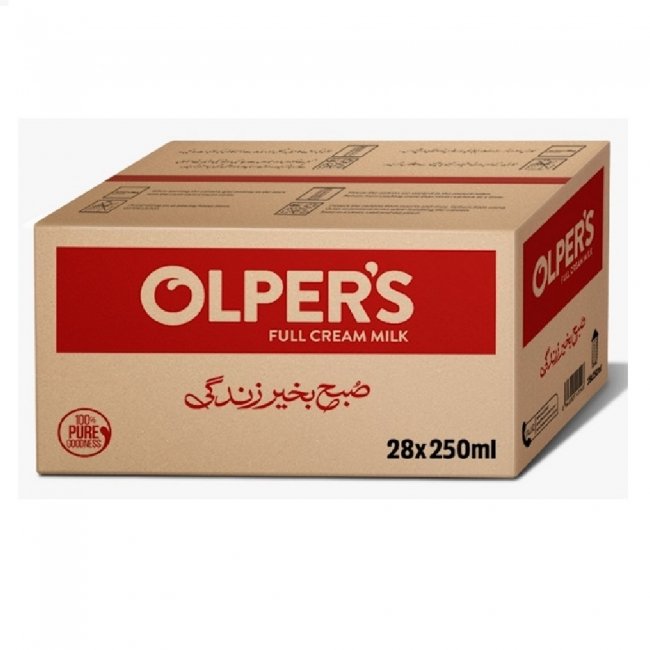OLPERS MILK FULL CREAM 250 ML - POUCH CARTON