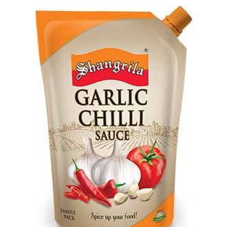 SHANGRILA SAUCE CHILLI GARLIC POUCH 400 GM