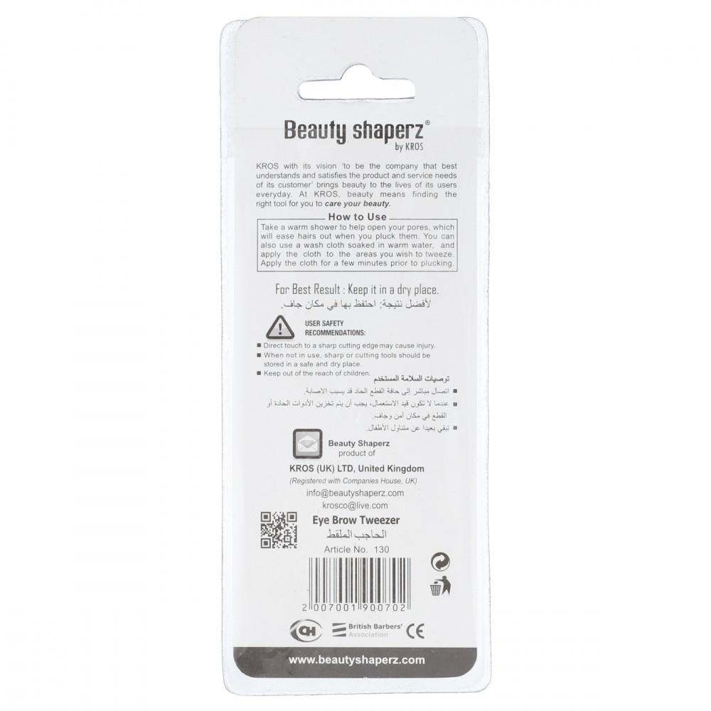 KROS BEAUTY SHAPERZ EYE BROW TWEEZER Â PC #130