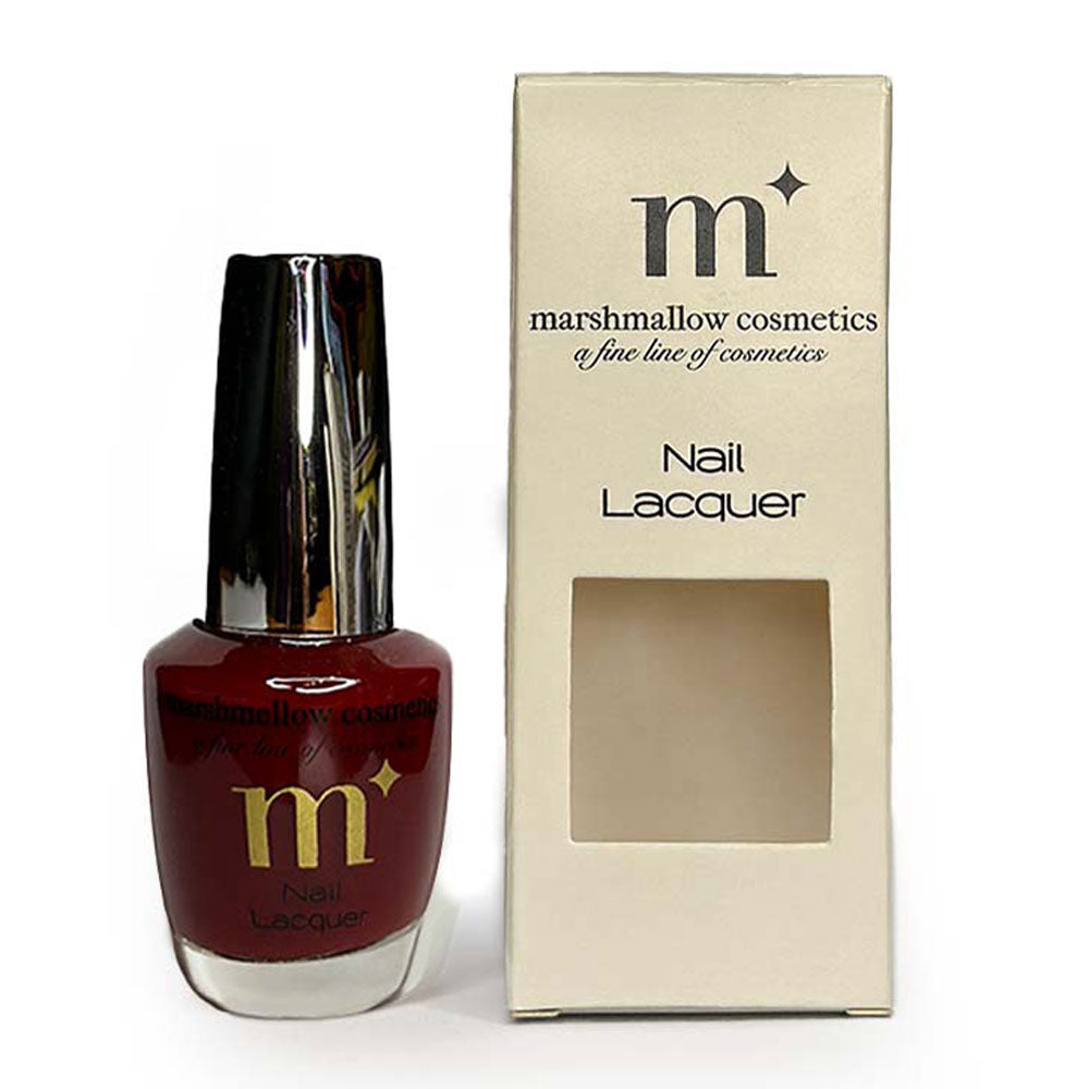 MARSHMALLOW NAIL LACQUER WINE RED 15ML