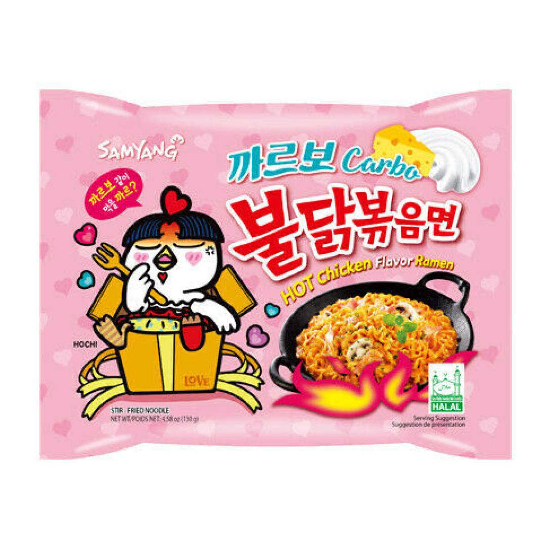SAMYANG NOODLE CARBO CHICKEN FLAVOR RAMEN 130 GM