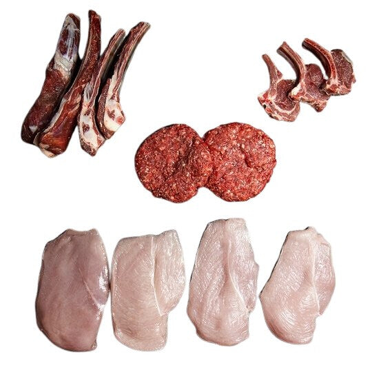 Arsalan World Food Market Halal Chops and Burgers Meat Box