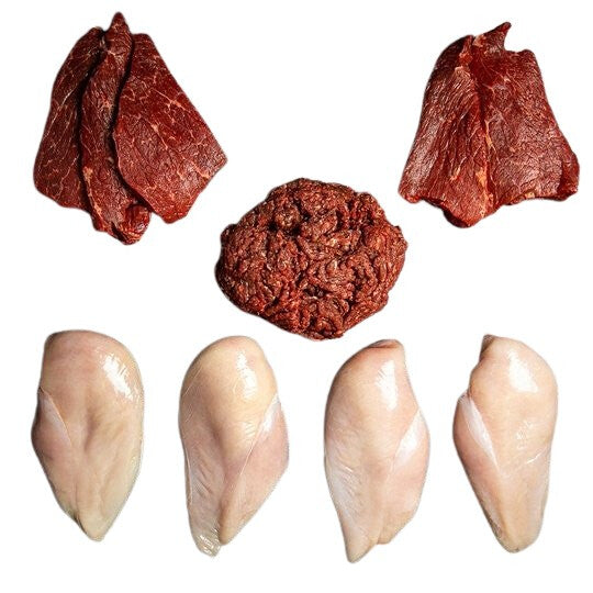 Arsalan World Food Market Halal Steaks and Mince Meat Box