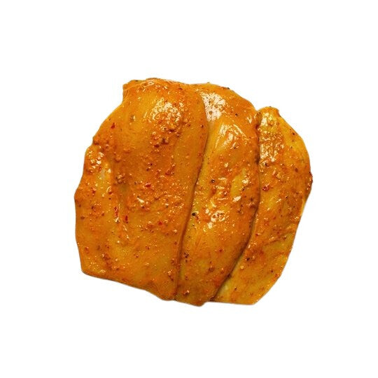 Arsalan World Food Market Marinated Halal Chicken Breast Burger Slices - Per Kg