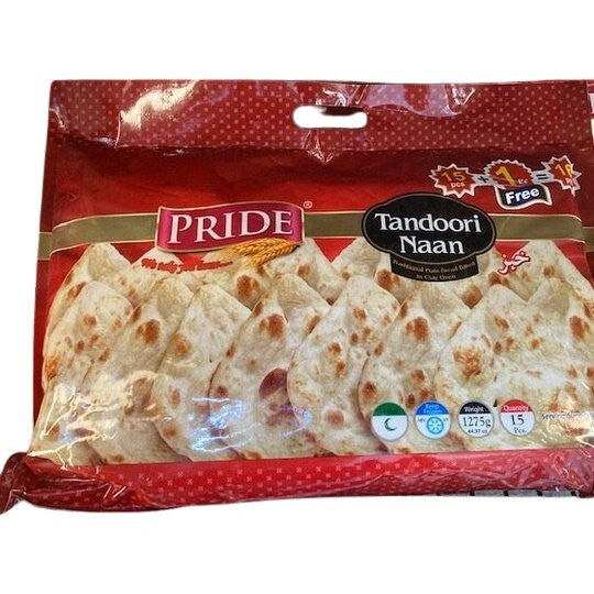 ARSALANS WORLD FOOD MARKET Pride Tandoori Naan FP 16pc
