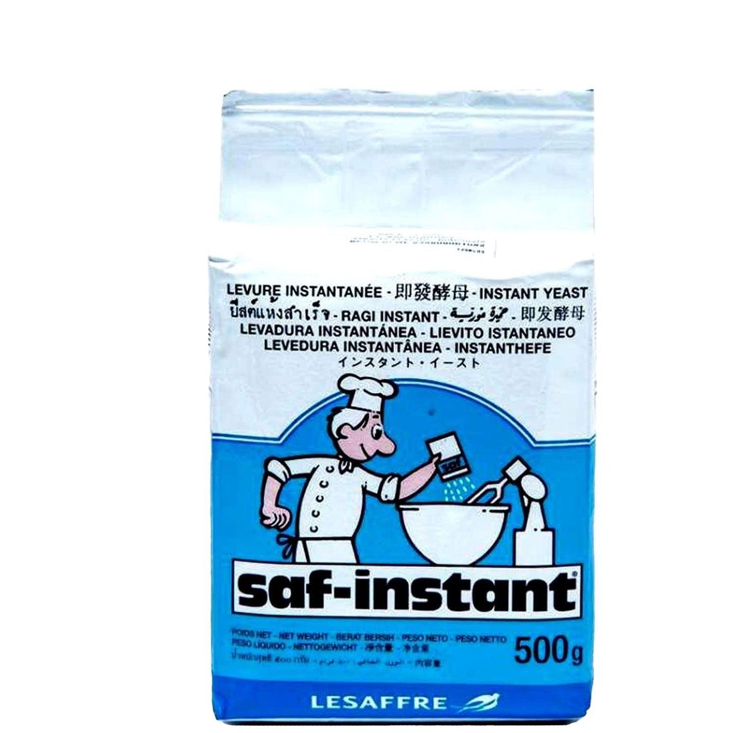 SAF-INSTANT YEAST PACKET BLUE 500 GM BASIC