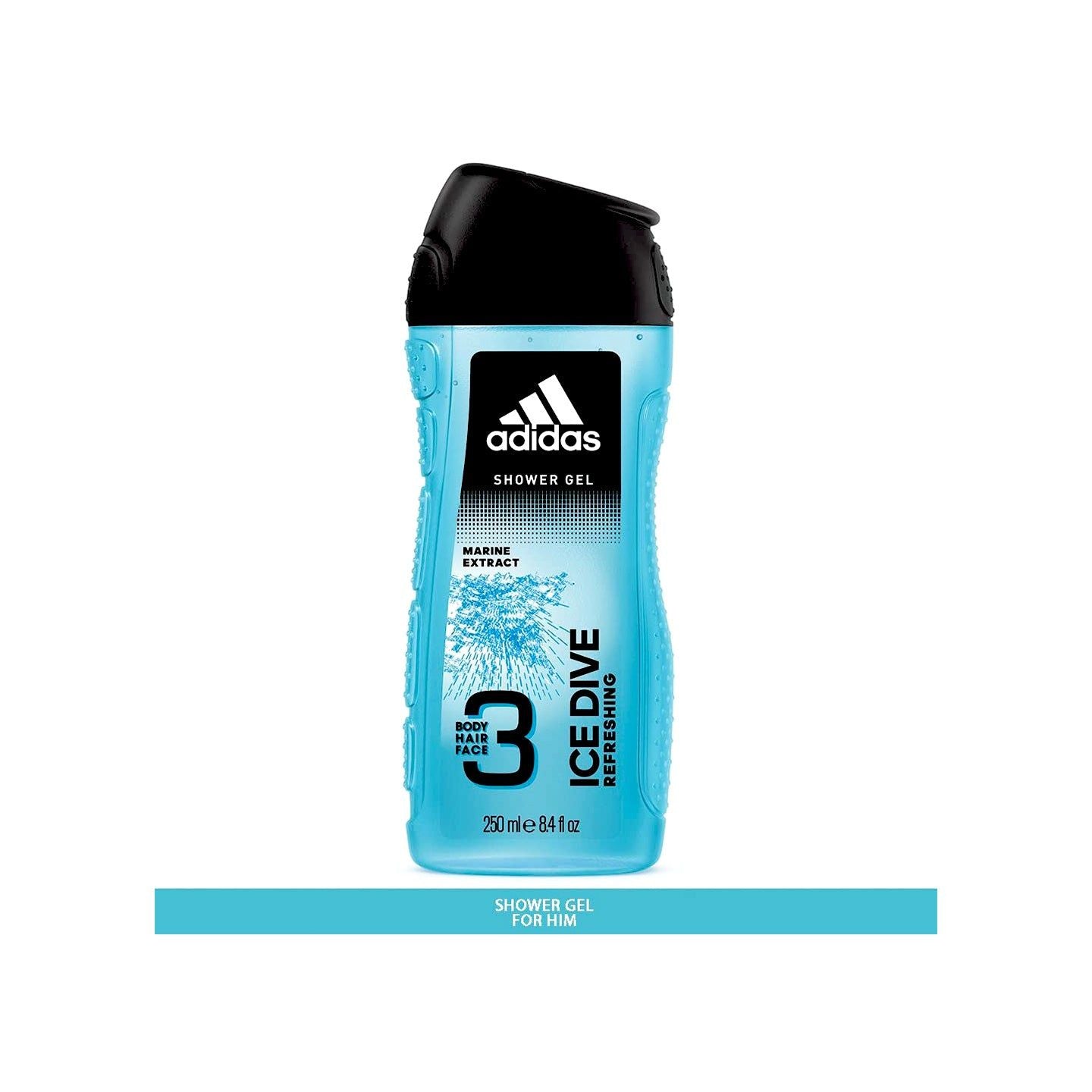 ADIDAS SHOWER GEL ICE DIVE REFRESHING 3IN1 250 ML