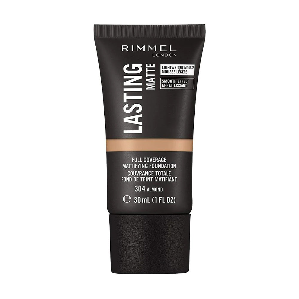 RIMMEL LASTING MATTE 304 ALMOND FOUNDATION 30ML