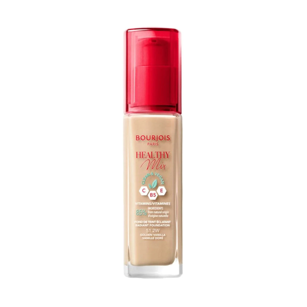 BOURJOIS HEALTHY MIX CLEAN VEGAN FOUNDATION 51.2 GOLDEN VANI