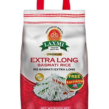 LAXMI EXTRA LONG BASMATI RICE (10 LB)