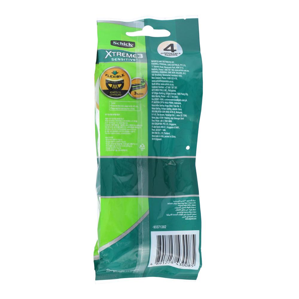 SCHICK3 XTREME 4 MEN PACK