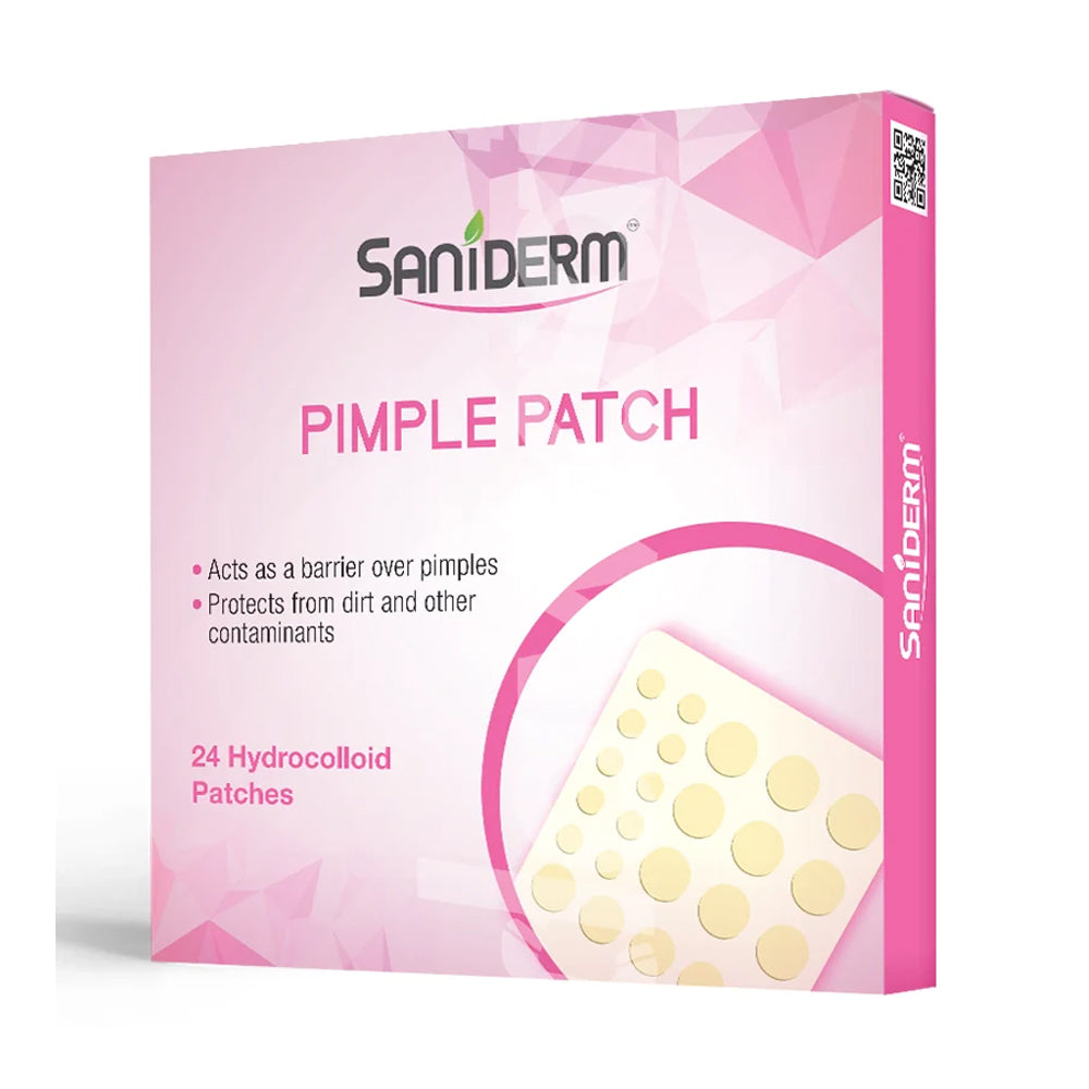 SANIDERM PIMPLE PATCH 24 HYDROCOLLOID PATCHES PCS