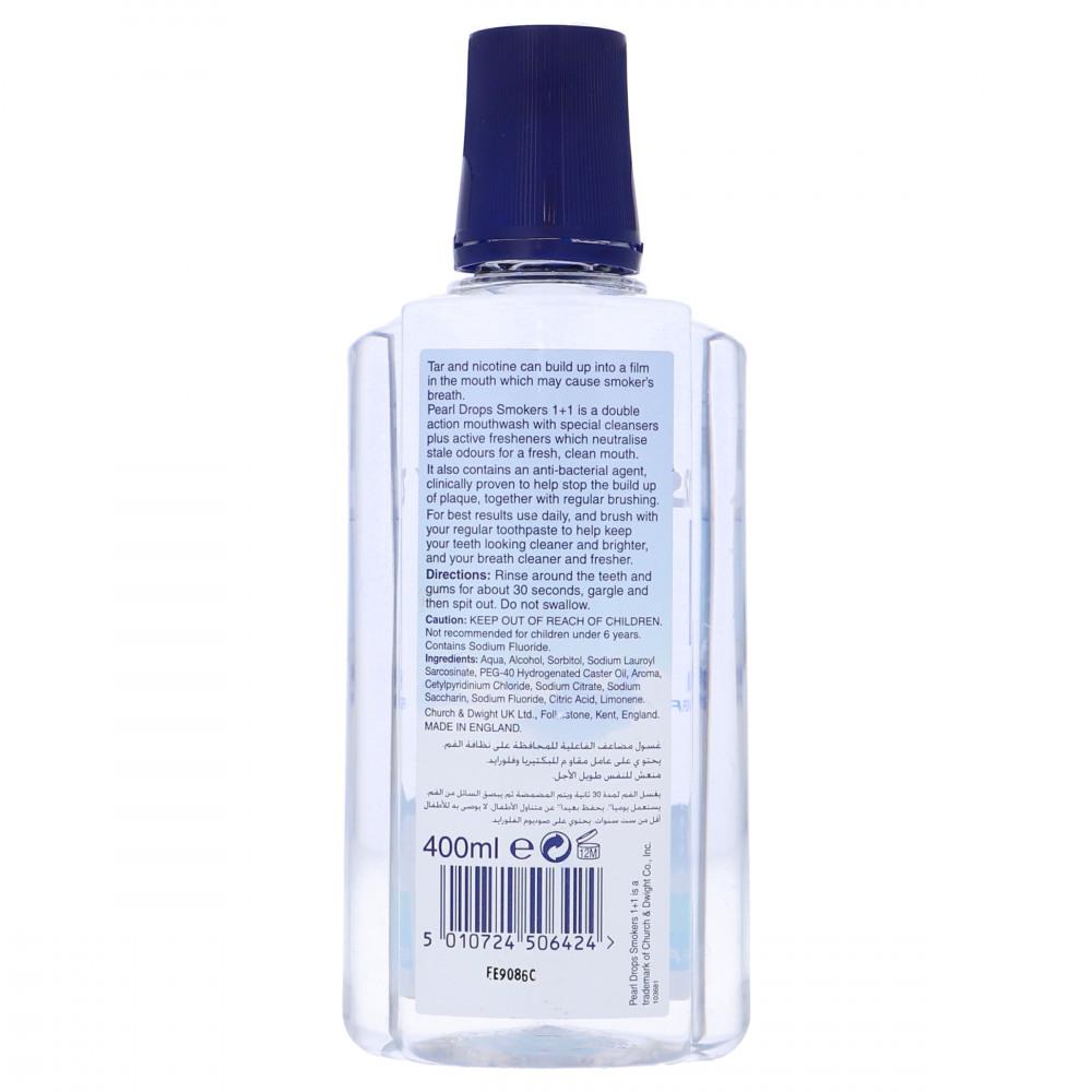 PEARL DROPS MOUTH WASH SMOKERS 1+1 400 ML