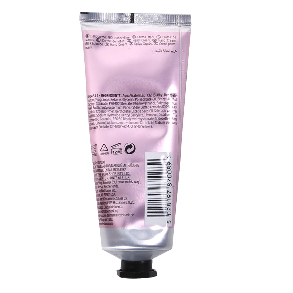 BODY SHOP BRITISH ROSE PETAL SOFT HAND CREAM 100 ML