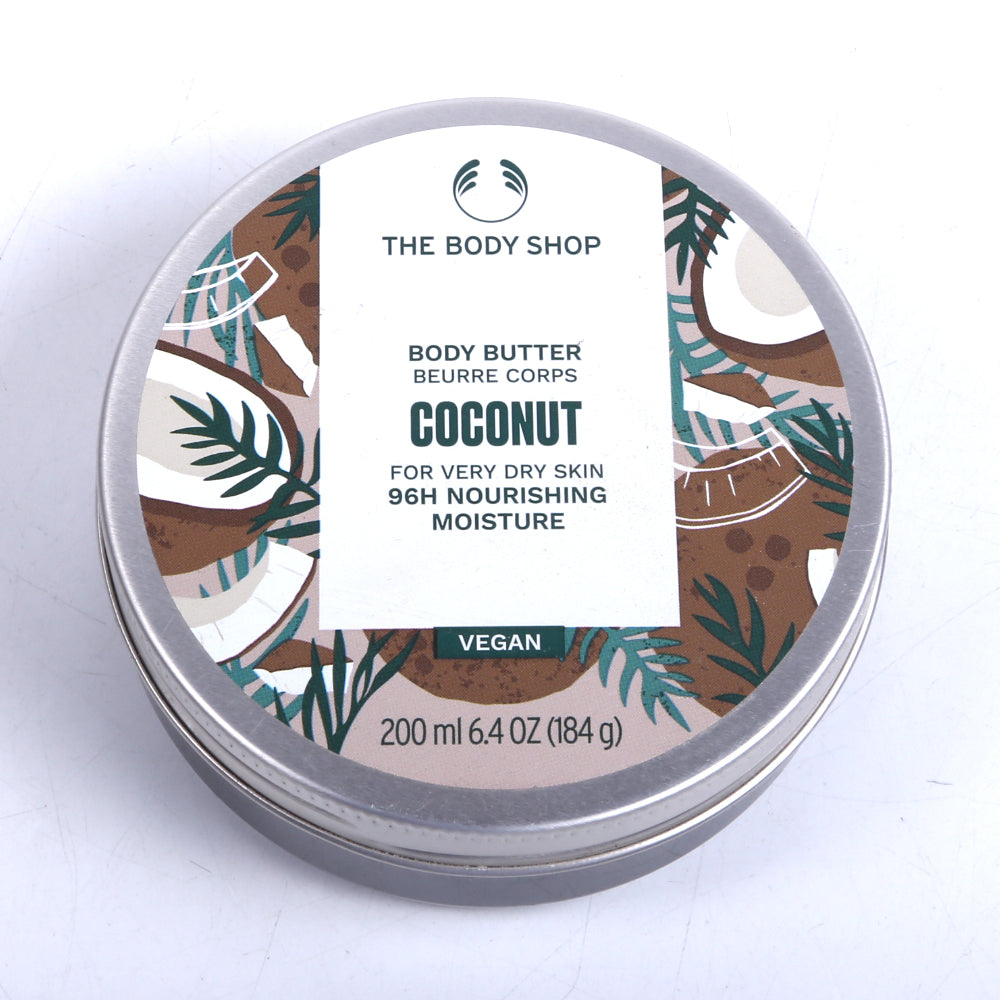 BODY SHOP COCONUT BODY BUTTER FOR VERY DRY SKIN 200 ML