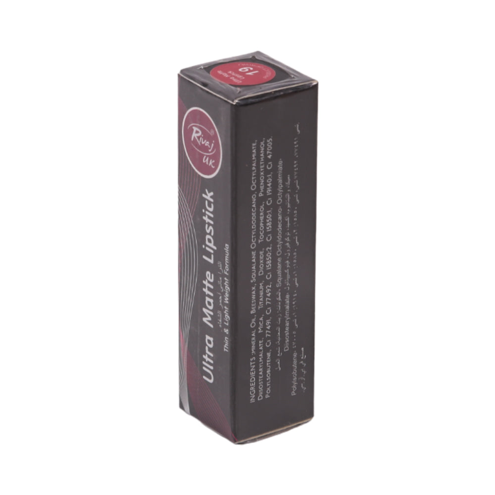RIVAJ #01 ULTRA MATTE LIPSTICK 19