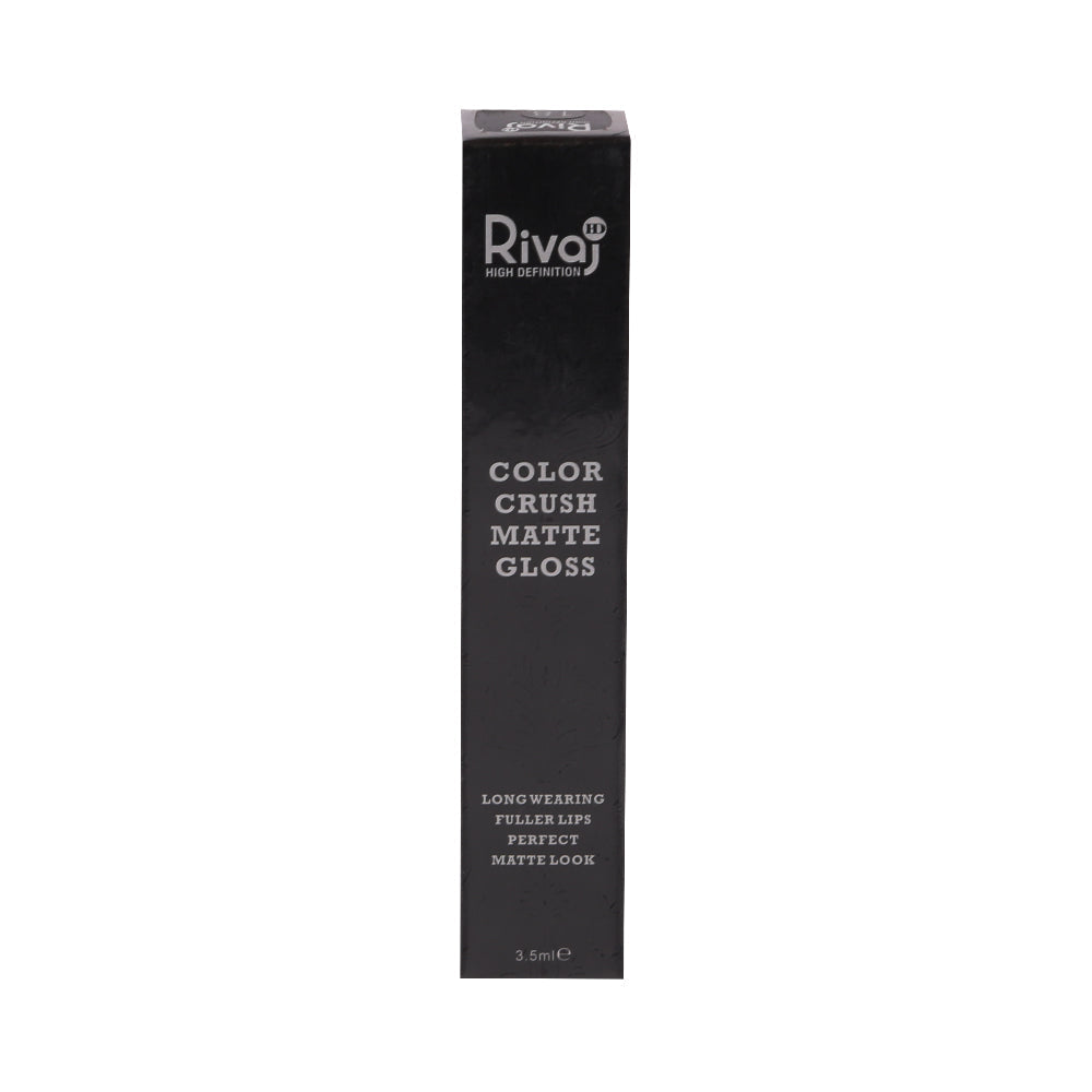 RIVAJ HD COLOR CRUSH MATT LIPGLOSS NO.18