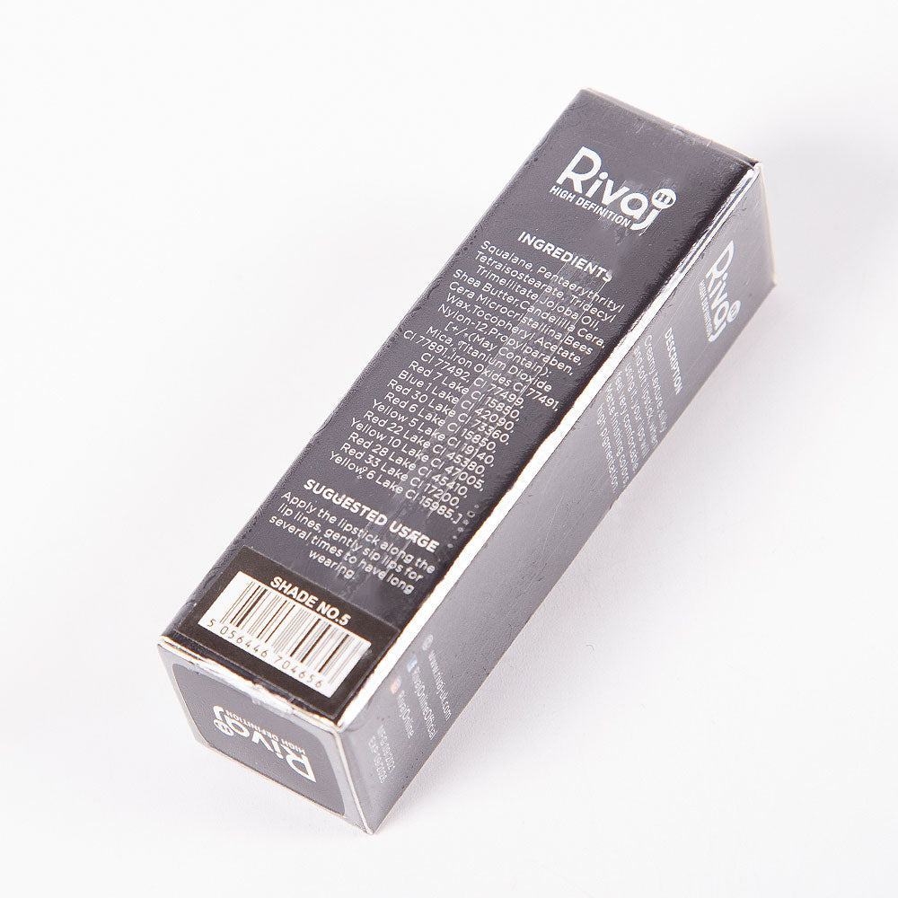 RIVAJ HD COLOR CRUSH MATT LIPSTICK NO.5
