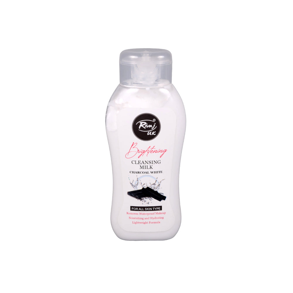 RIVAJ CHARCOAL WHITE CLEANSING MILK 100ML