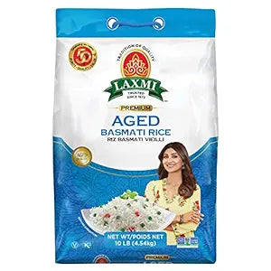 LAXMI AGED BASMATI RICE 10 LBS