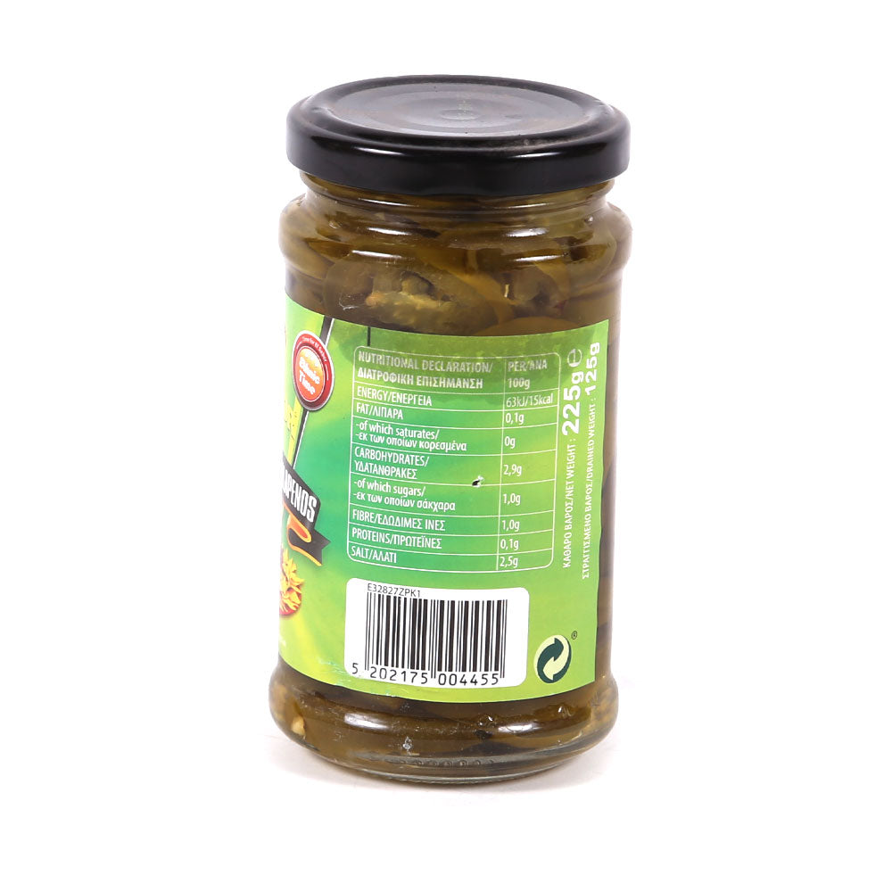 EL SABOR JALAPENO NACHO SLICED 225 GM