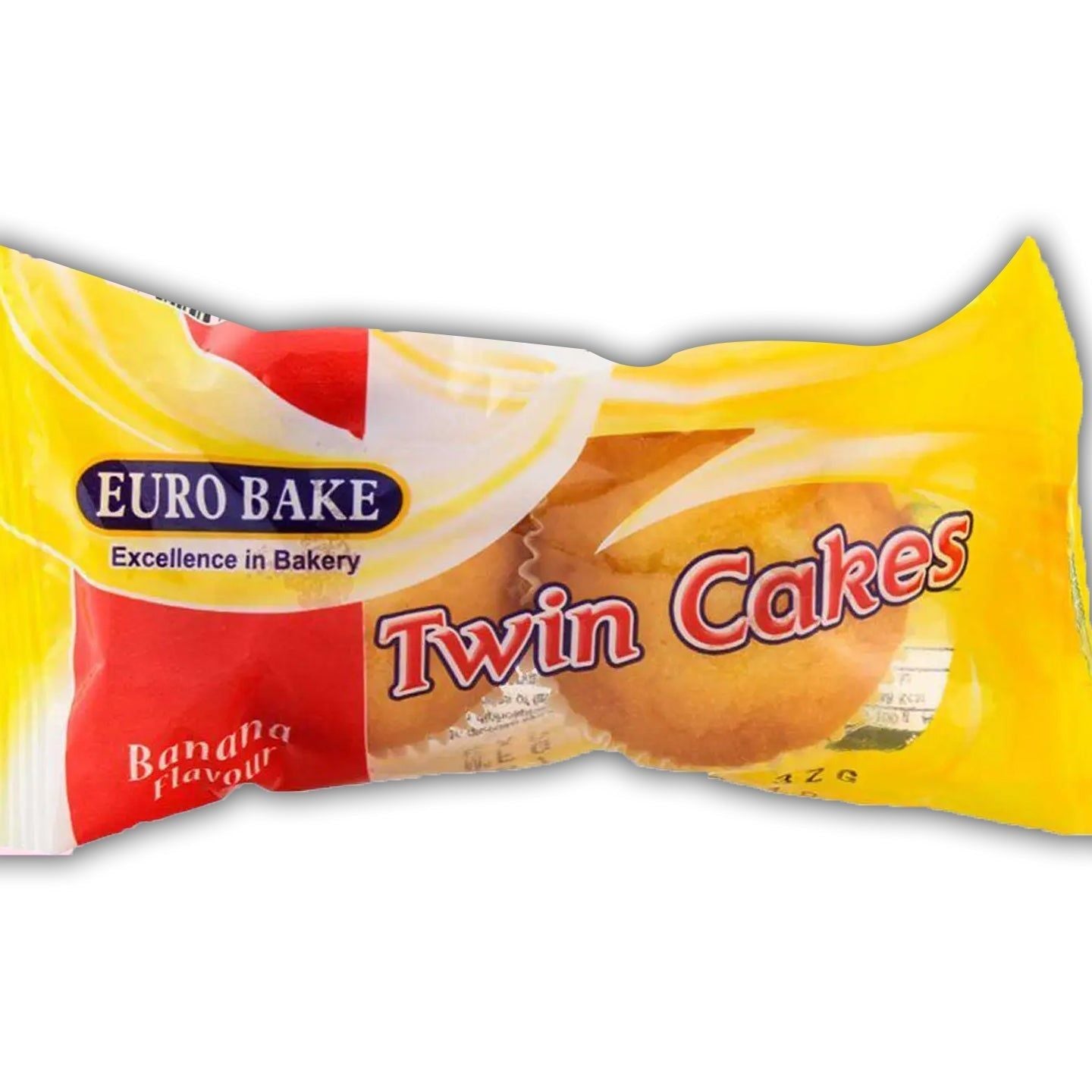 EURO CAKE TWIN CAKES BANANA FLAVOUR 38 GM