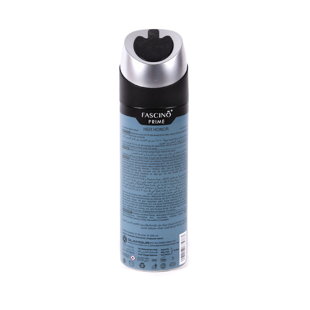 FASCINO DEODORANT HIS HONOR BODY SPRAY 200 ML