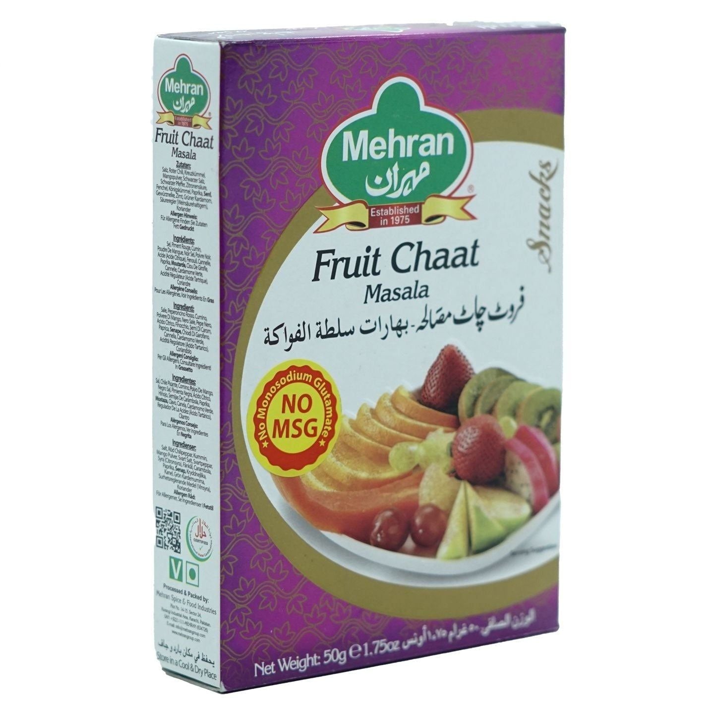MEHRAN FRUIT CHAAT MASALA 50 GM