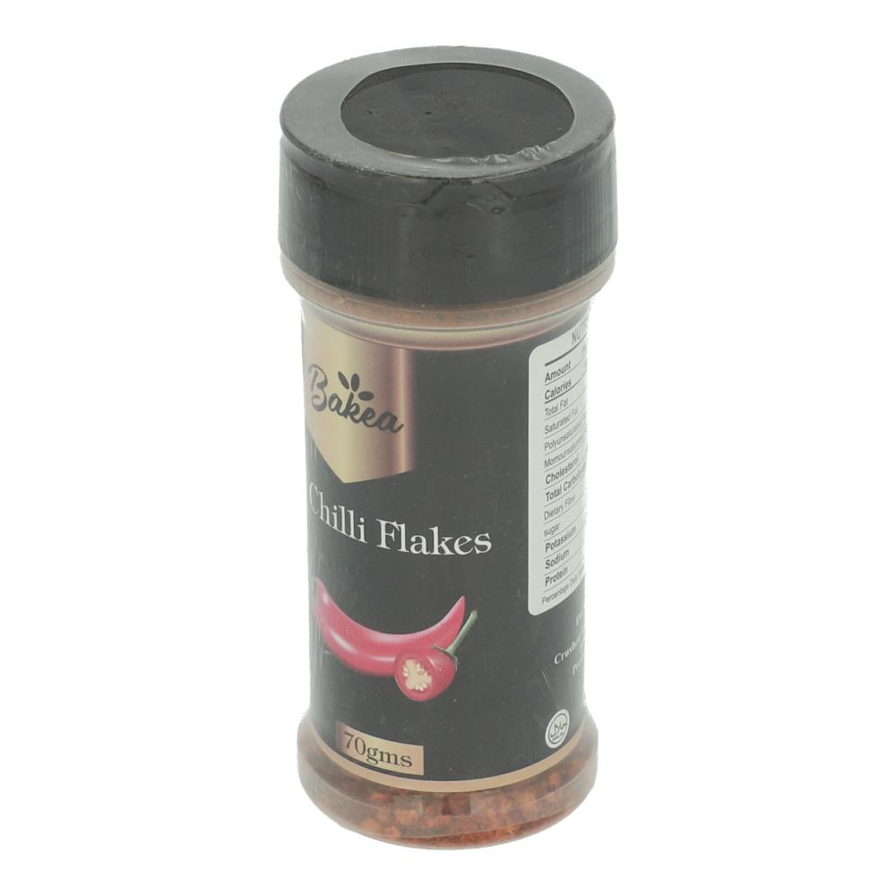 BAKEA RED CHILLI FLAKES 70GM
