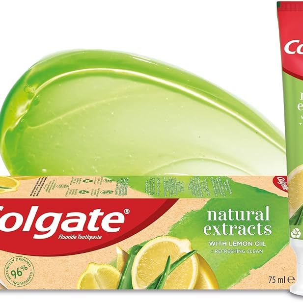 COLGATE TOOTH PASTE NATURAL EXTRACT LEMON OIL 75 ML