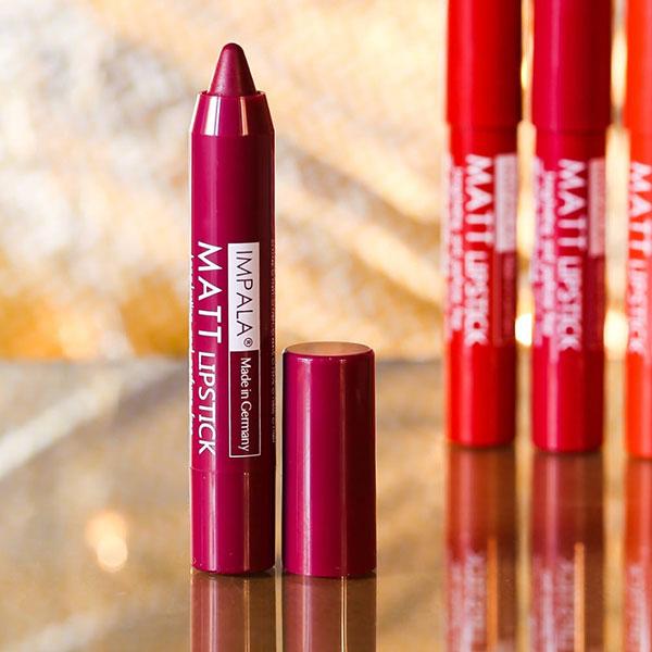 Impala Automatic Matt Lipstick Long Lasting No 14 Violet Sec
