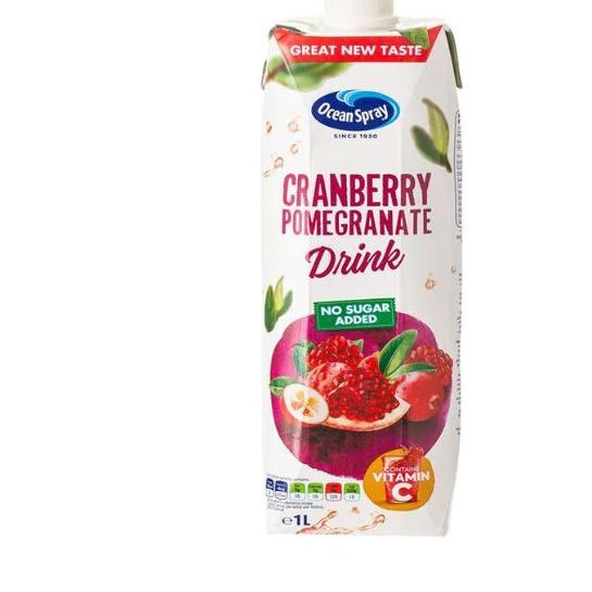 OCEAN SPRAY JUICE CRANBERRY POMEGRANATE 1 LTR