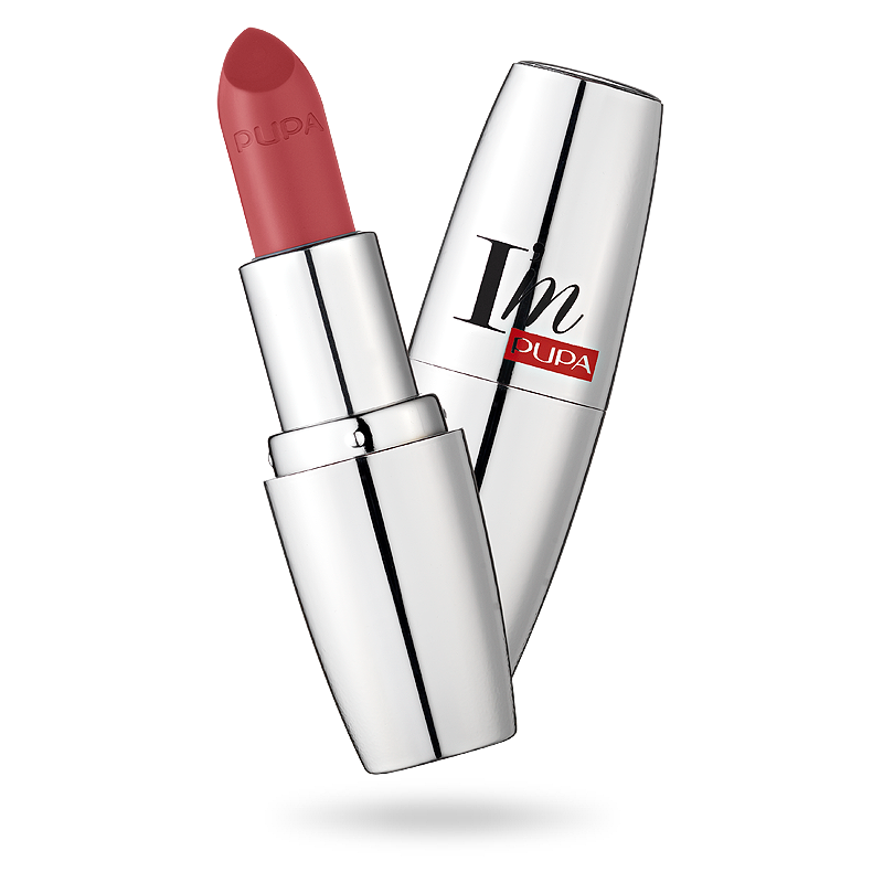 PUPA I M PURE COLOR LIPSTICK ABSOLUTE SHINE MYSTERIOUS PINK