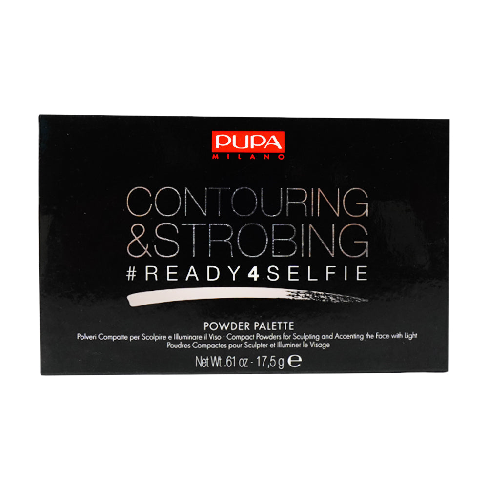 PUPA CONTOURING & STROBING PALETTE READY 4 SELFIE POWDER LIG