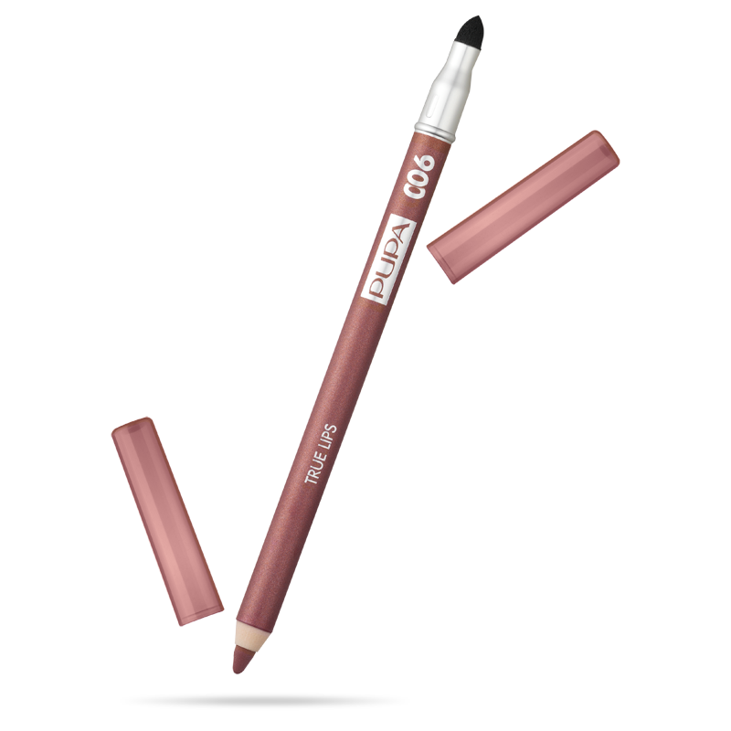 PUPA TRUE LIPS BLENDABLE LIP LINER PENCIL BROWN RED