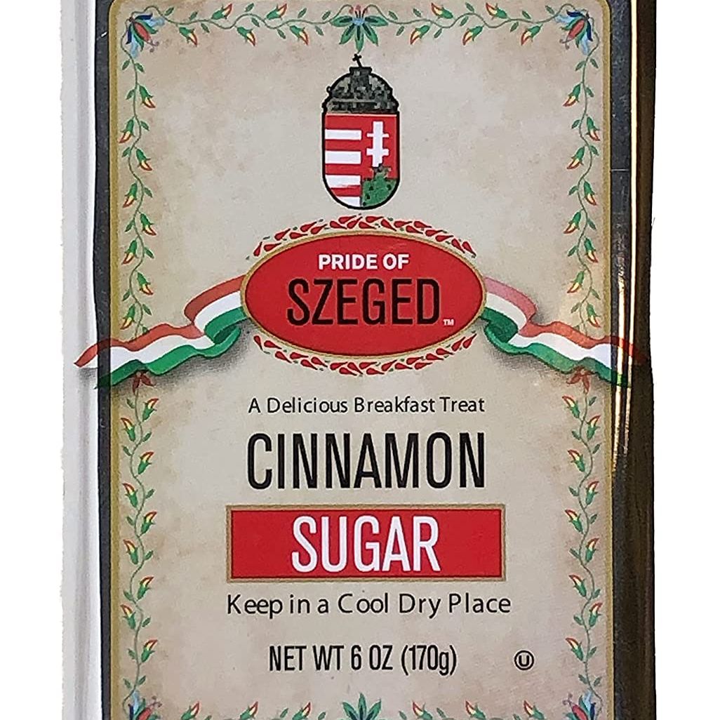 Pride of Szeged Cinnamon Sugar Shaker, Sift or Pour Top Openings