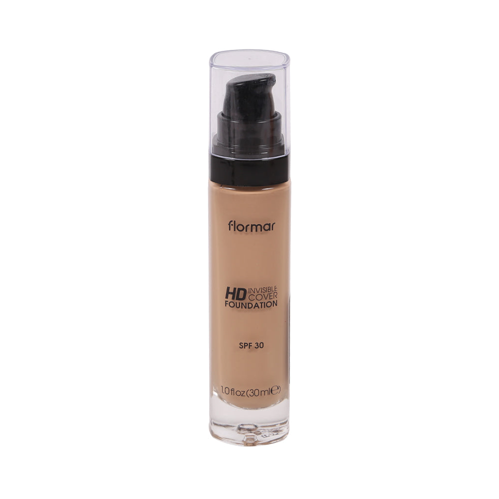 FLORMAR INVISIBLE COVER HD FOUNDATION HONEY PC