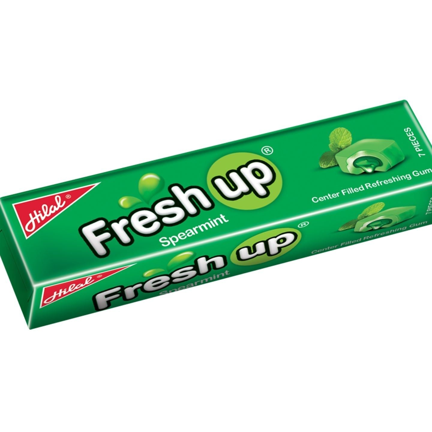 HILAL FRESH UP CHEWINGGUM SPEARMINT BUBBLE 7 PC