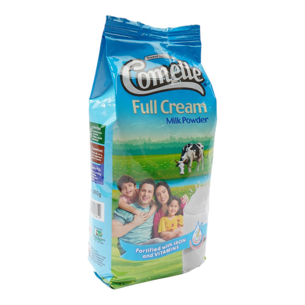 COMELLE FULL CREAM MILK POWDER POUCH 390 GM
