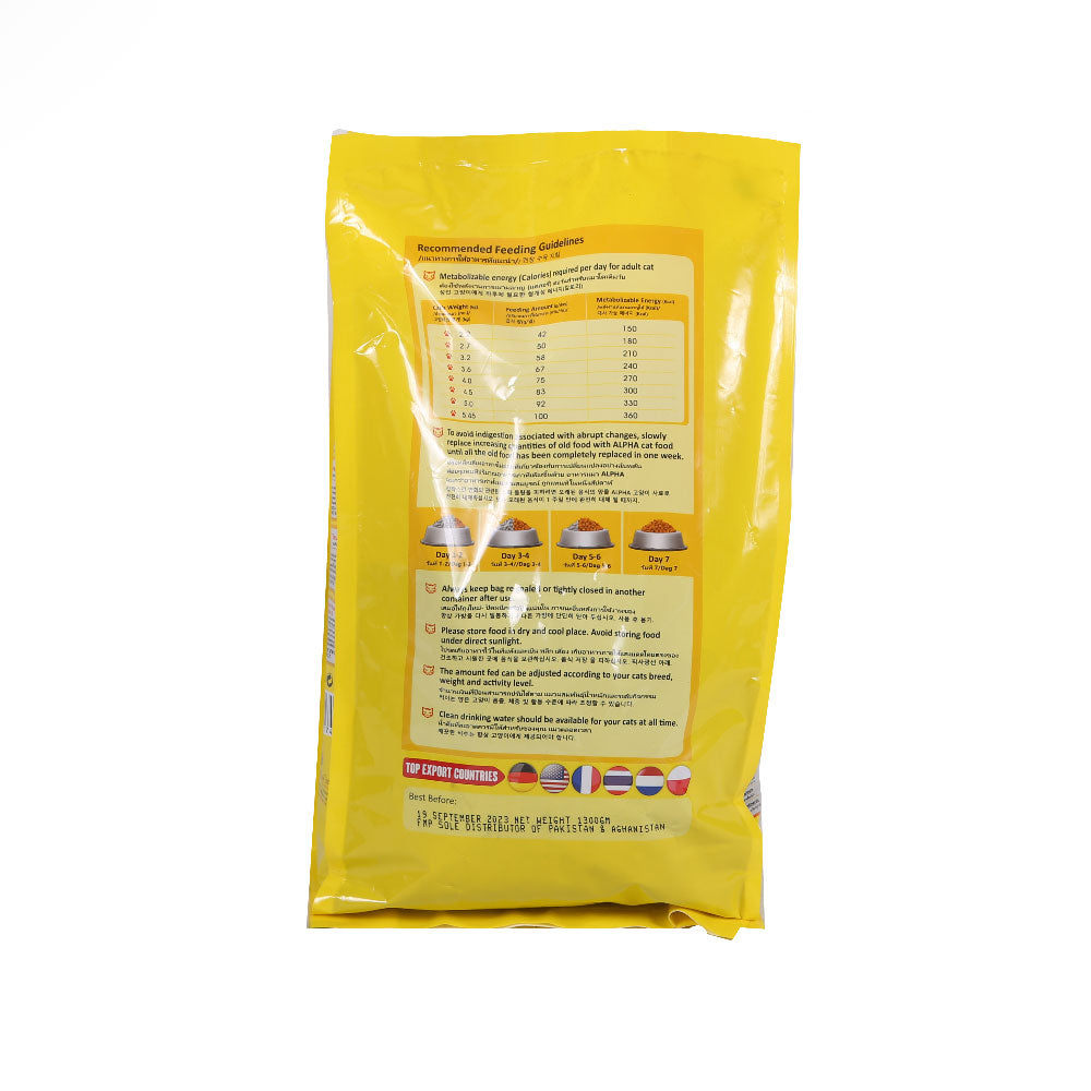 TUARNA CAT FOOD TUNA AND SHRIMP 1300 GM
