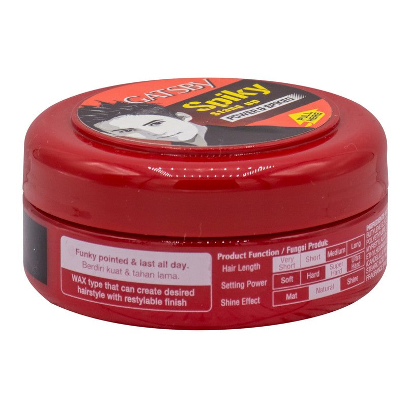 GATSBY HAIR WAX POWER & SPIKES 75 GM
