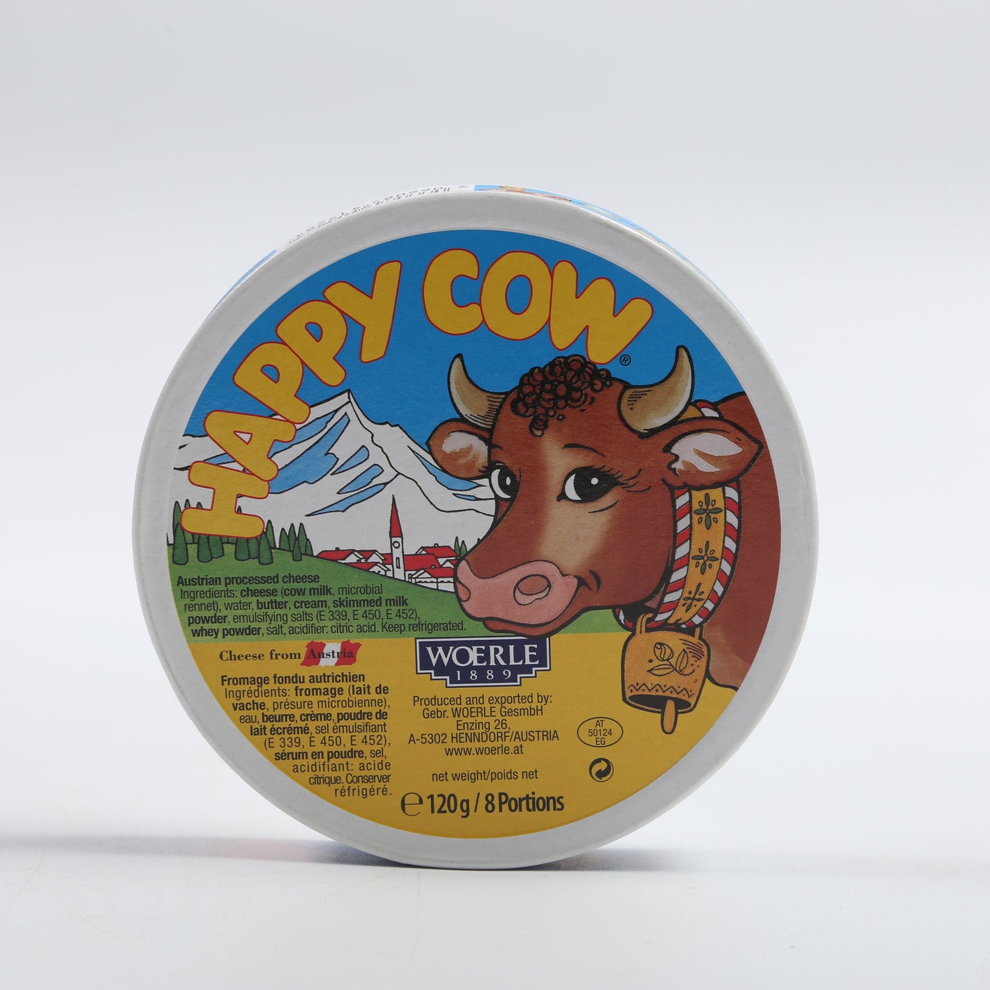 HAPPY COW CHEESE 8 PORTIONS 120 GM