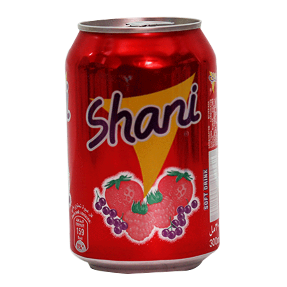 SHANI SOFT DRINK FRUIT TIN 300 ML