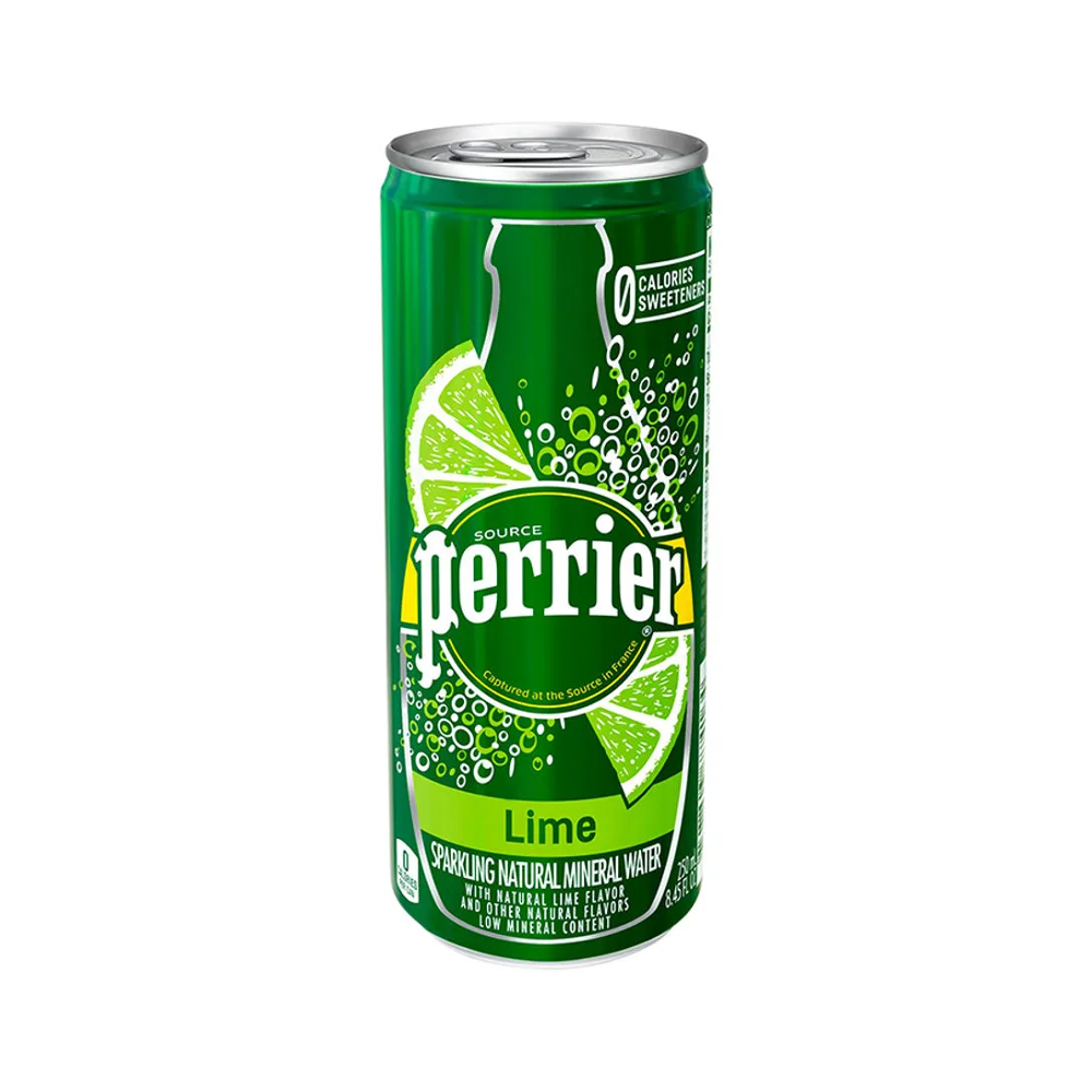 PERRIER WATER LIME TIN 250 ML