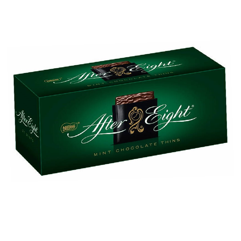NESTLE AFTER EIGHT CHOCOLATE MINT THINS 200 GM