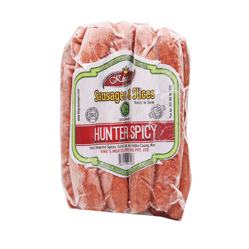 KINGS SAUSAGES SLICES HUNTER SPICY 340 GM