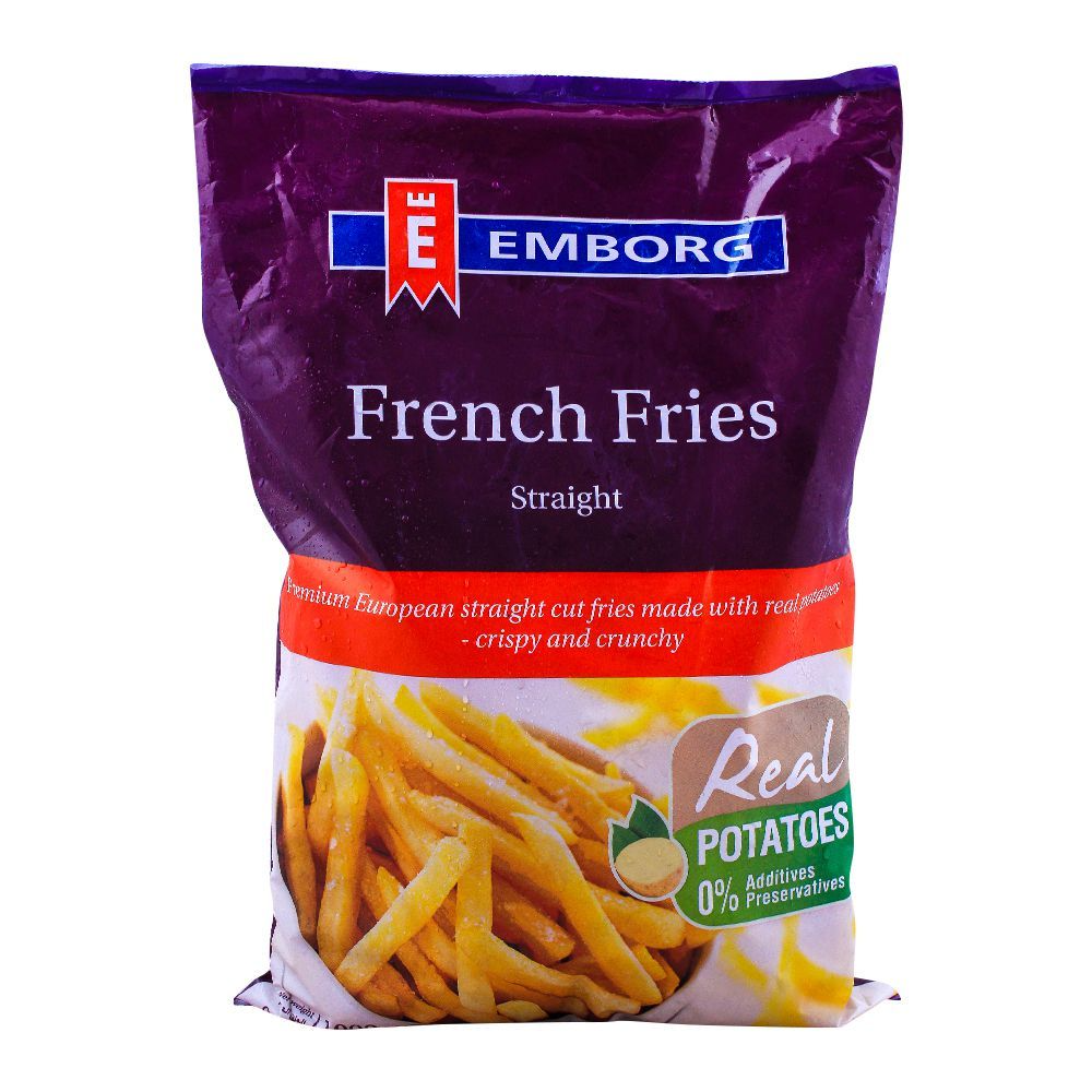 EMBORG FRENCH FRIES STRAIGHT 1000GMÂ