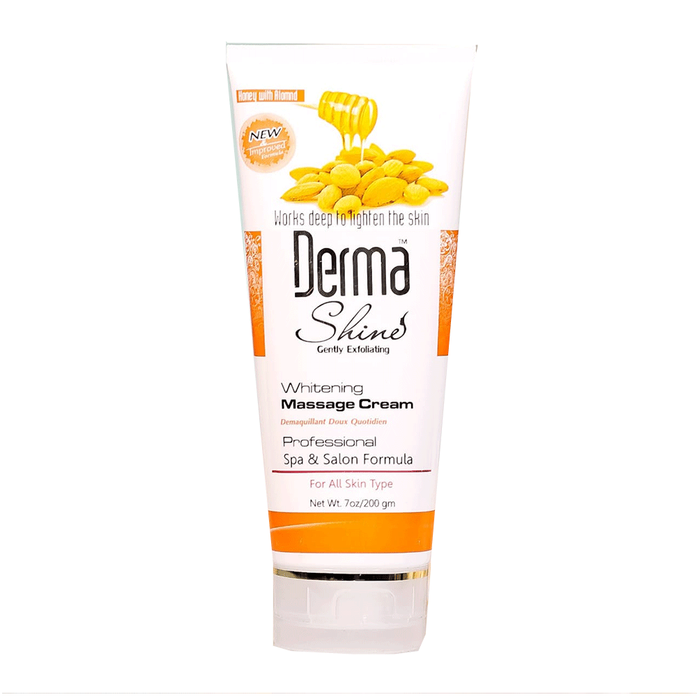 DERMA SHINE WHITENING MASSAGE CREAM 200GM PC