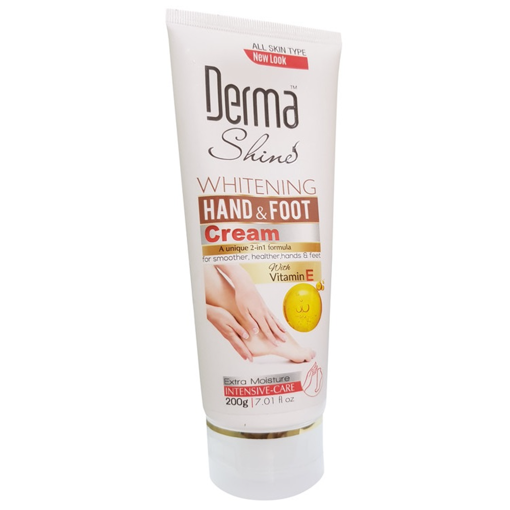 DERMA SHINE WHITENING HAND & FOOT CREAM 200 GM